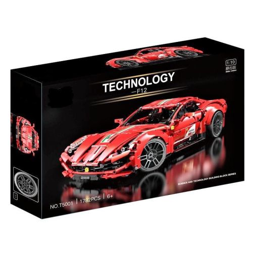 Машинка Technic  Red F12 T5001 1782  деталь