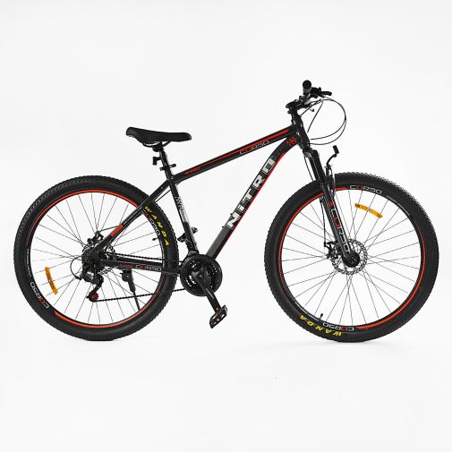 Велосипед гірський CORSO "NITRO" 29 дюймів, обладнання SunRun, рама 19"